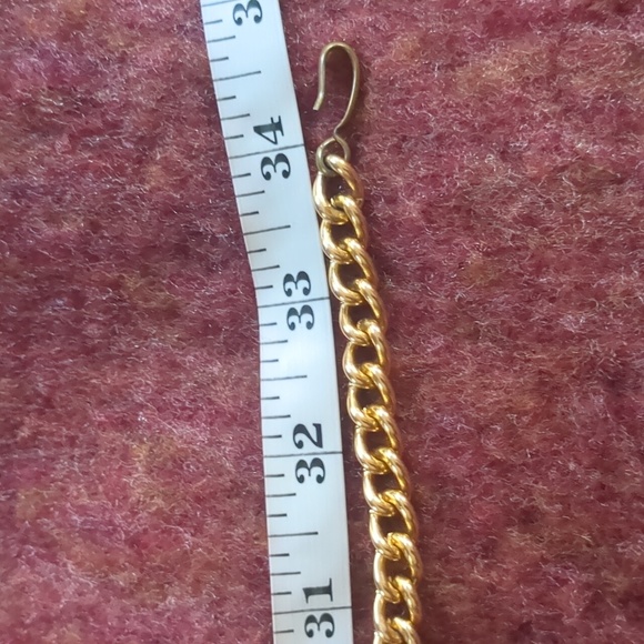 Vintage necklace/belt goldtone metal with hook closure. Very boho inspired - Picture 4 of 7